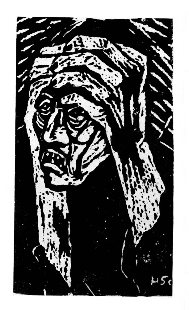 Die Mahlu aus E.Zola Germinal, Holzschnitt 1956 Die Mahlu aus E.Zola Germinal, Holzschnitt 1956